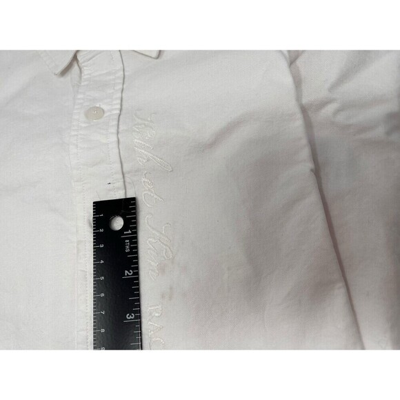 KITH x Wilson White Oxford Shirt Small Ludlow Button Down Men’s Size Logo - Picture 6 of 12